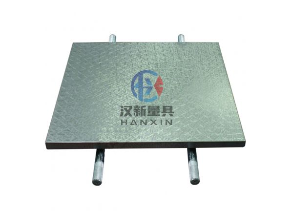 Square Cast Iron Lapping Plate with Handles