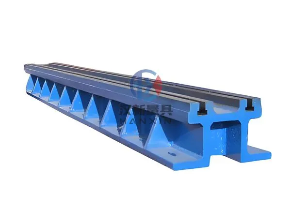 Cast Iron Double T-slot Floor Guide Rail Platform